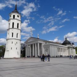 Vilnius - Cathédrale et Beffroi